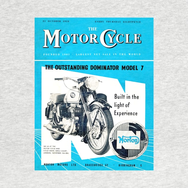 Vintage Motorcycle Magazine cover by Random Railways